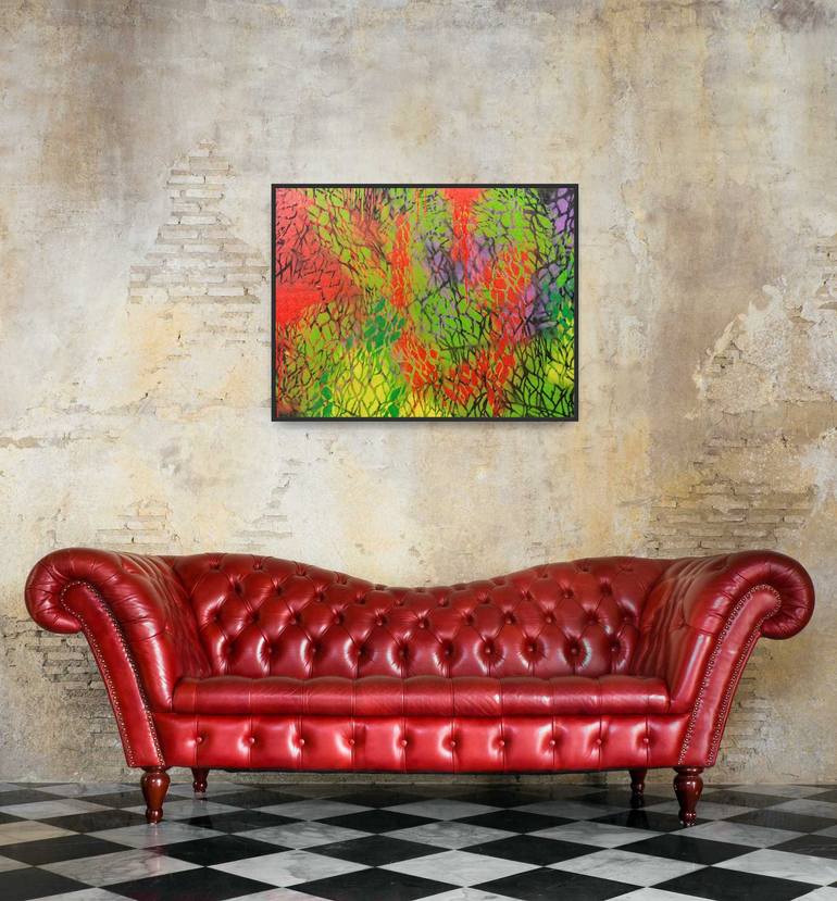 Original Abstract Expressionism Abstract Painting by Jelena Antic