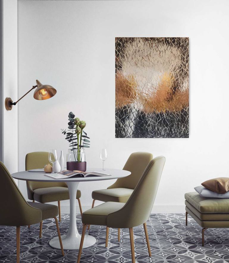 Original Abstract Expressionism Abstract Painting by Jelena Antic