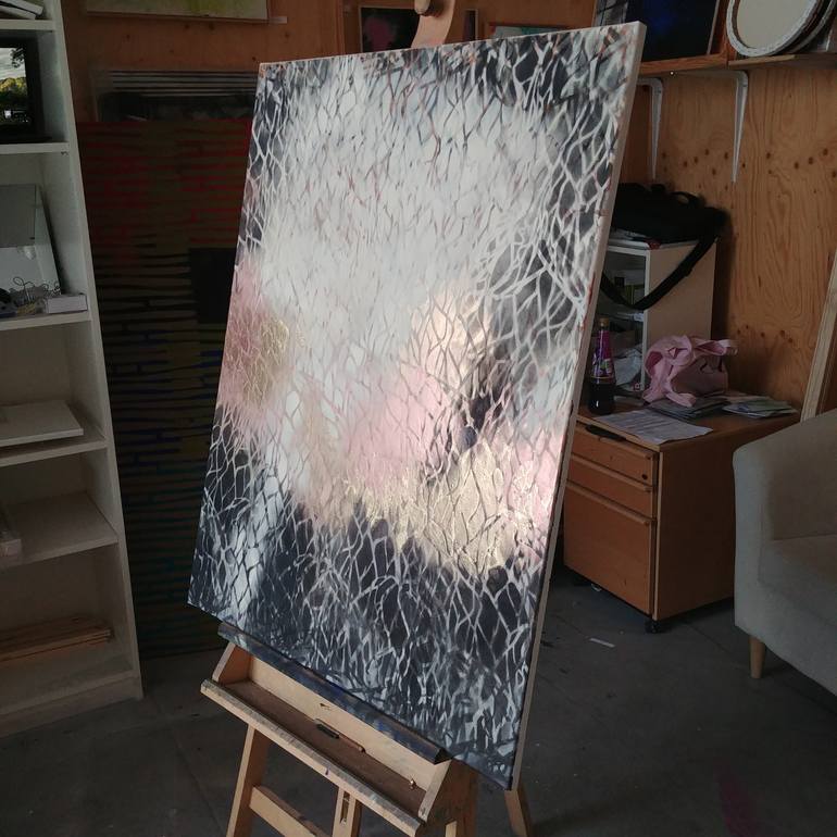 Original Abstract Expressionism Abstract Painting by Jelena Antic