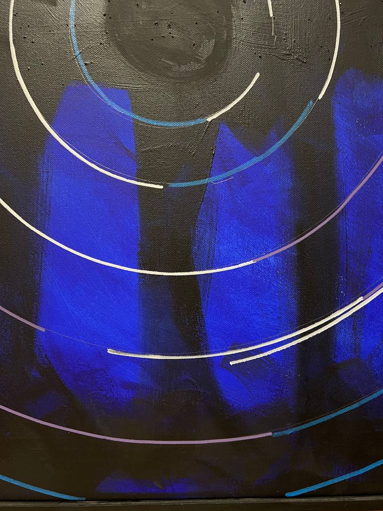 Original Abstract Science/Technology Painting by Jelena Antic