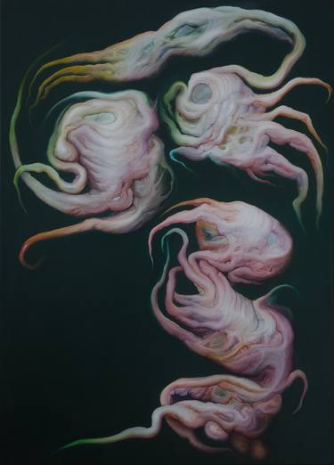 Original Figurative Fantasy Painting by Edgar Balogh