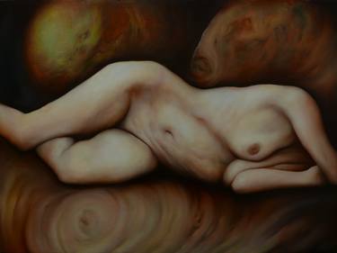 Print of Fine Art Nude Paintings by edgar balogh