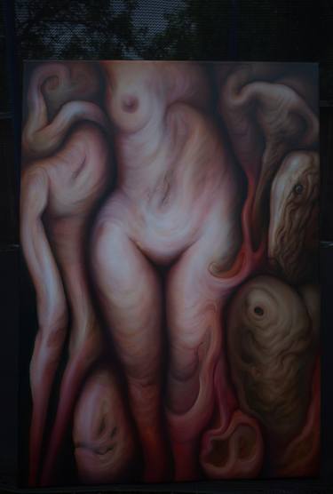 Original Surrealism Body Paintings by edgar balogh