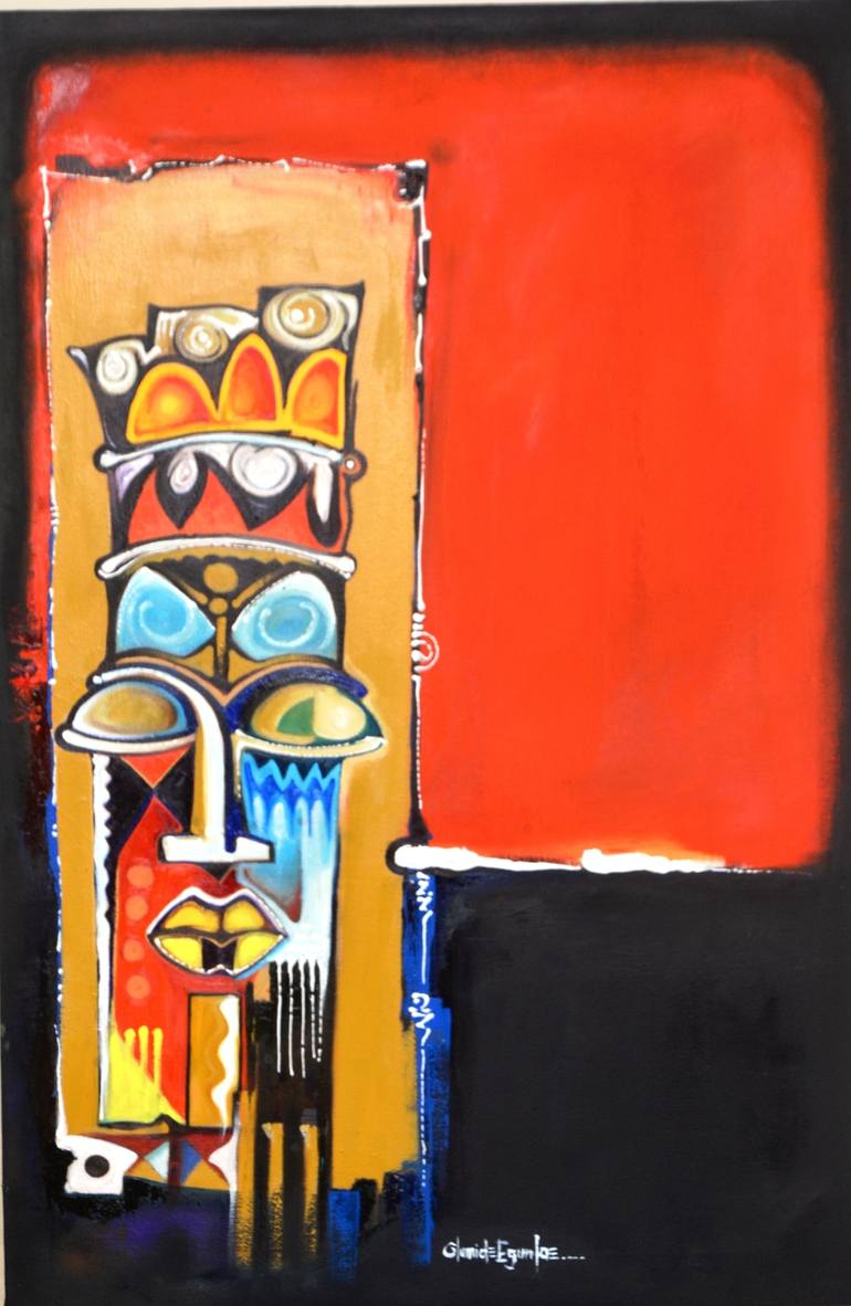 Acrylic African Art 