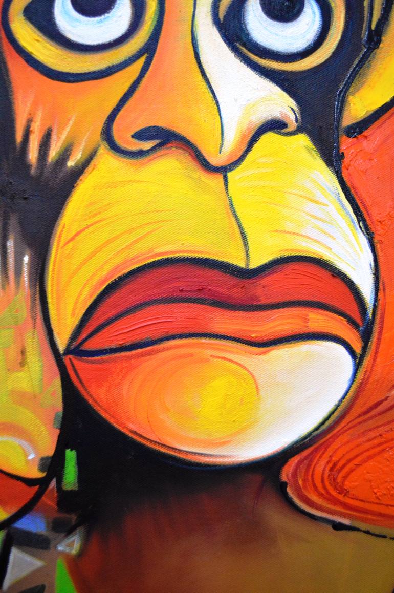 Original Abstract Expressionism Other Painting by Olumide Egunlae