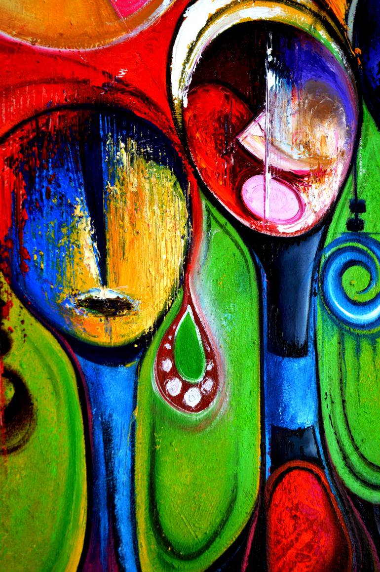 Original Abstract Other Painting by Olumide Egunlae