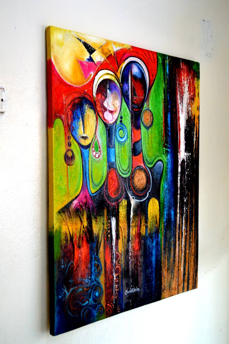 Original Abstract Other Painting by Olumide Egunlae