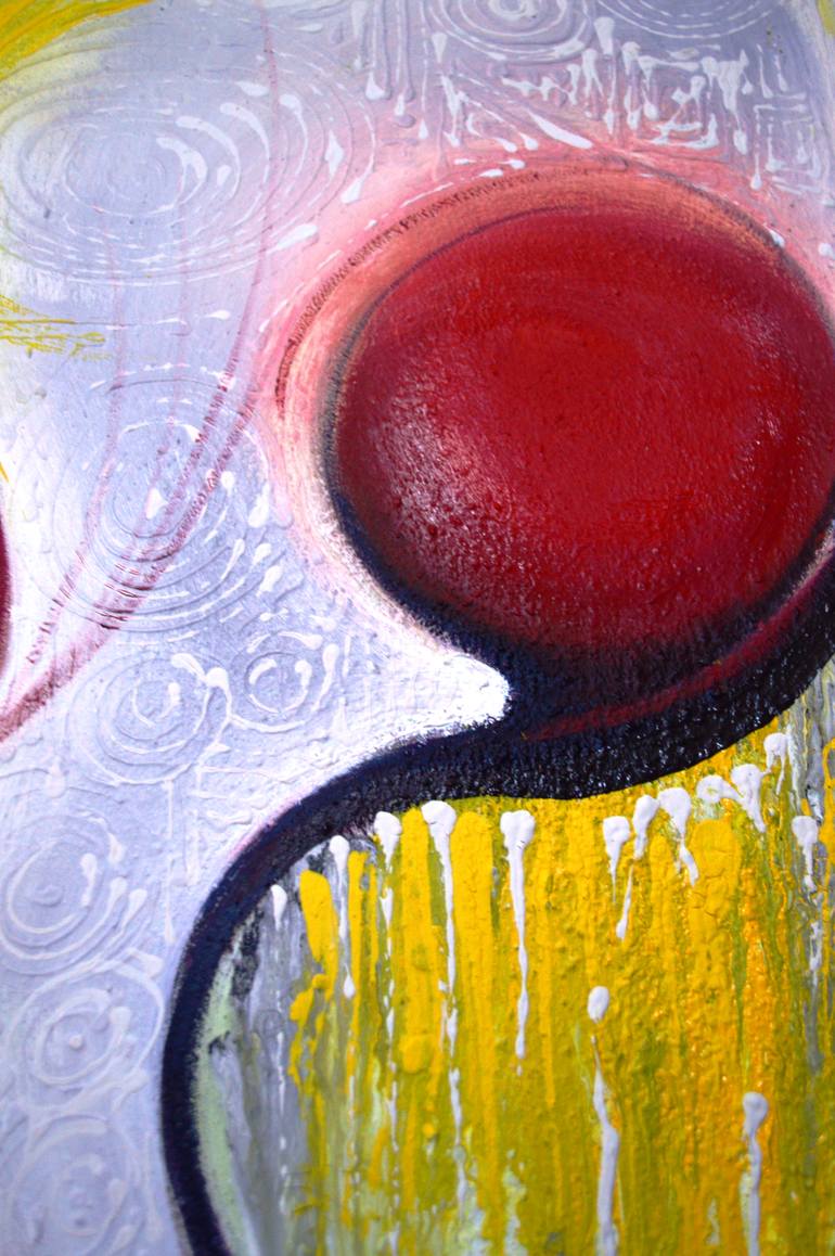 Original Abstract Expressionism Abstract Painting by Olumide Egunlae