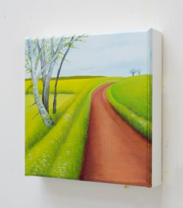 Original Abstract Landscape Painting by Bria Kromm