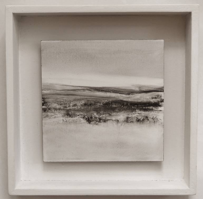 Original Minimalism Landscape Drawing by Elena Cesar