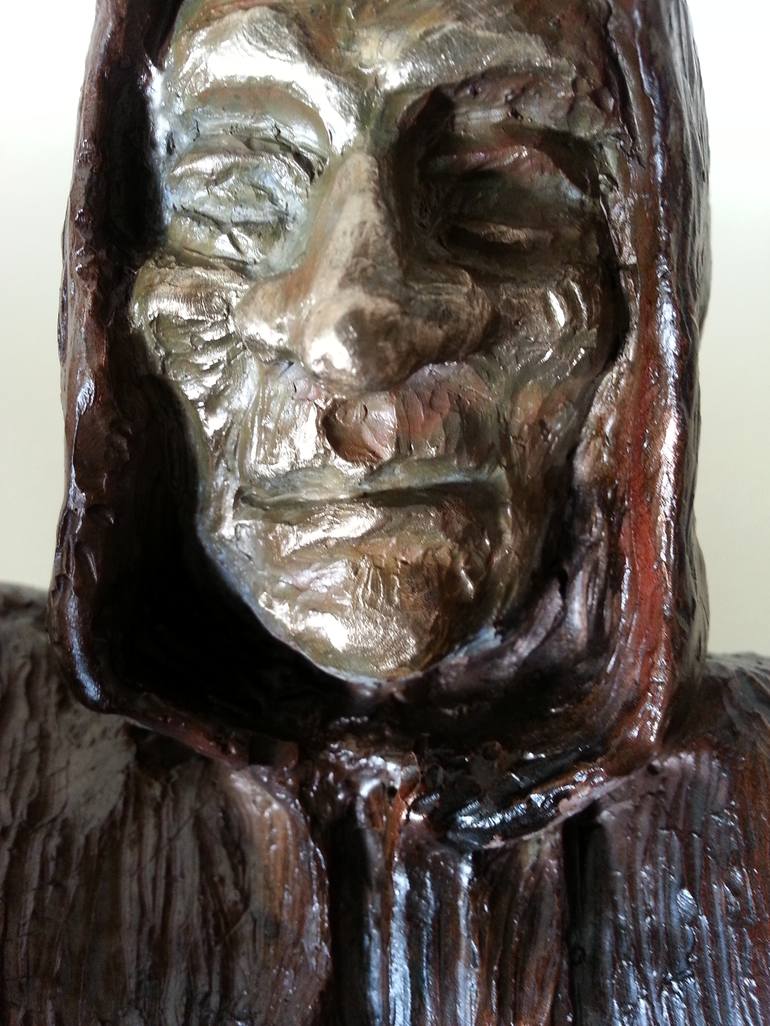 Original Realism People Sculpture by JoAnna Pettit-Almasude