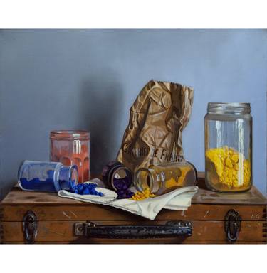 Original Realism Still Life Paintings by daniel Solnon