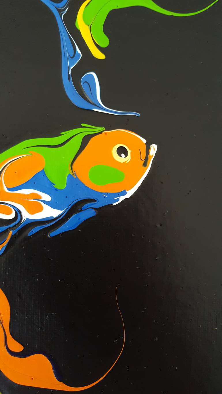 Original Impressionism Animal Painting by Sharon Olga Schlitner Radionov