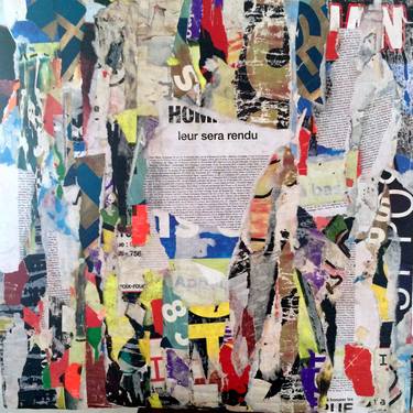 Original Abstract Politics Collage by DomKcollage Kerkhove