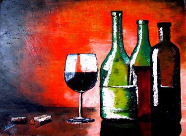 Original Abstract Food & Drink Paintings by Peter Ladič
