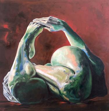 Original Figurative Nude Paintings by Sina Mostafawy