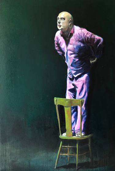 Original Figurative People Paintings by Sina Mostafawy