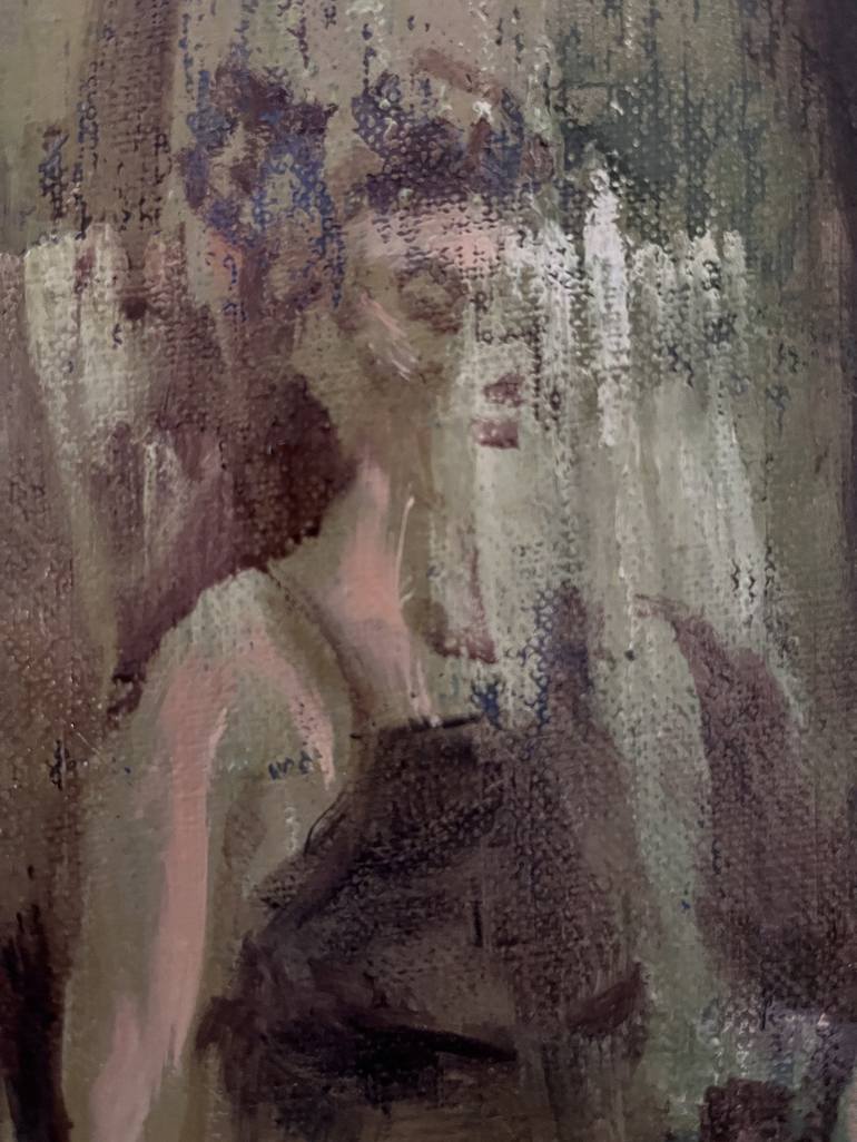 Original Impressionism People Painting by Sina Mostafawy