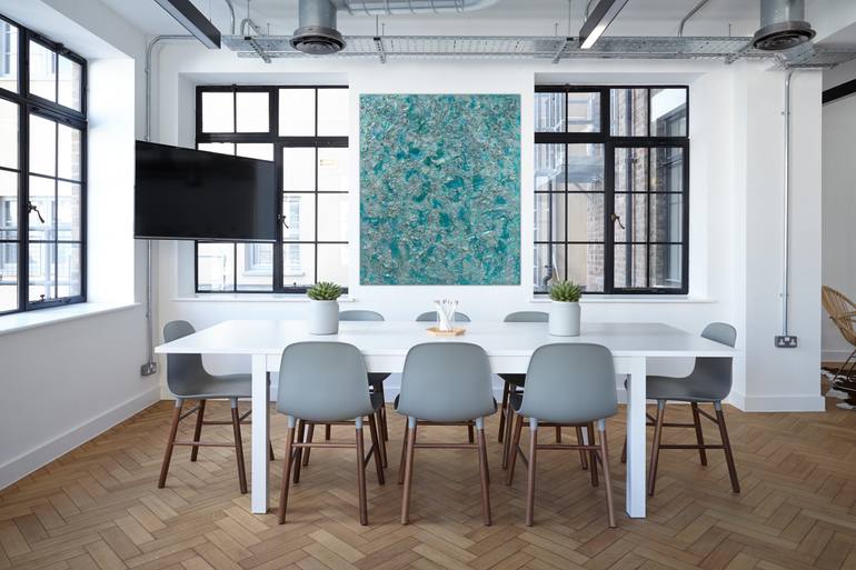 Original Abstract Expressionism Abstract Painting by Pamela Rys