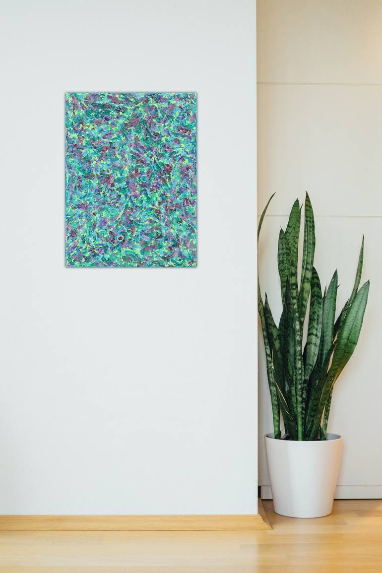 Original Abstract Expressionism Abstract Painting by Pamela Rys