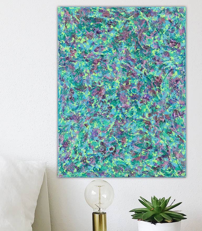 Original Abstract Expressionism Abstract Painting by Pamela Rys