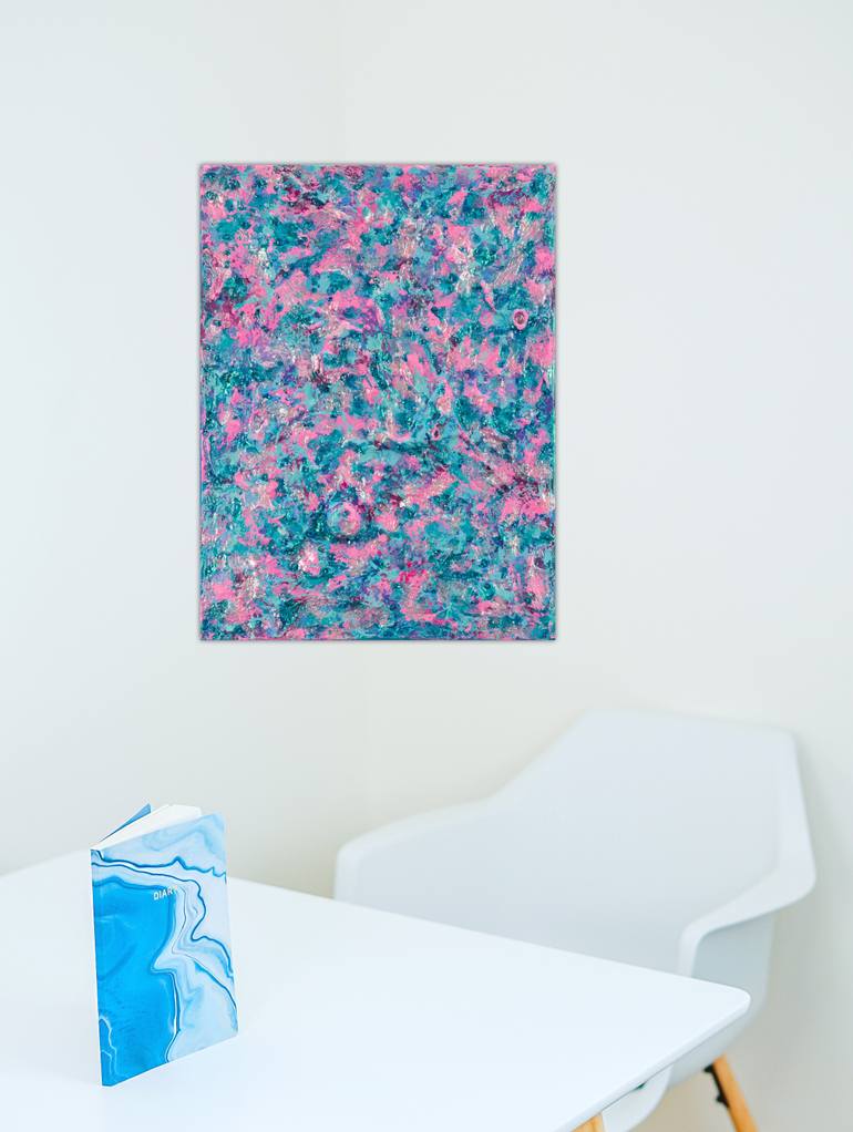 Original Abstract Expressionism Abstract Painting by Pamela Rys