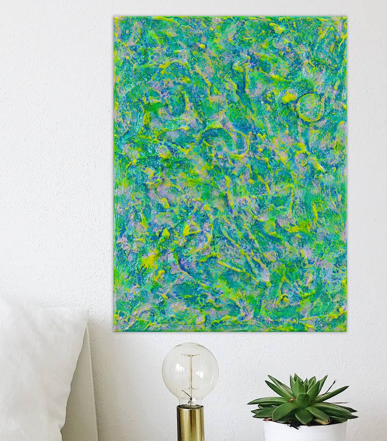 Original Abstract Expressionism Abstract Painting by Pamela Rys