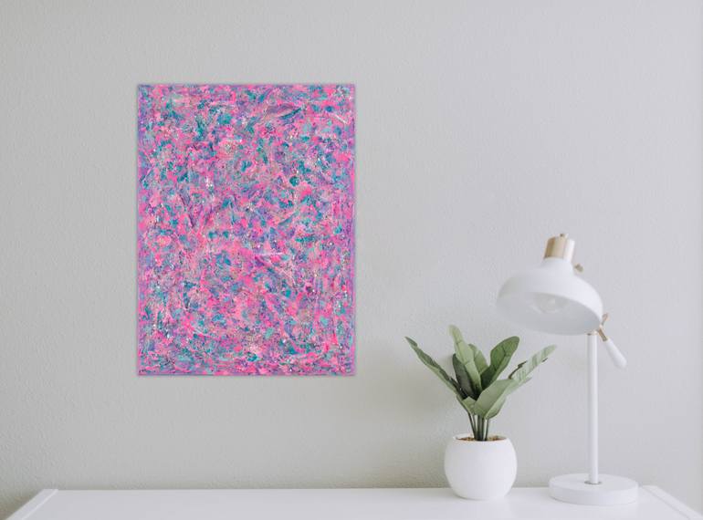 Original Abstract Expressionism Abstract Painting by Pamela Rys