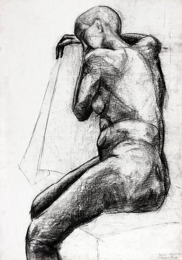 Original Fine Art Nude Drawings by Pamela Rys