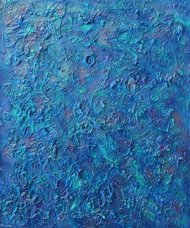 Original Abstract Outer Space Paintings by Pamela Rys