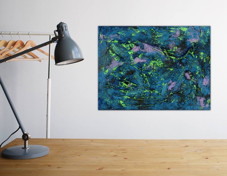 Original Abstract Expressionism Abstract Painting by Pamela Rys