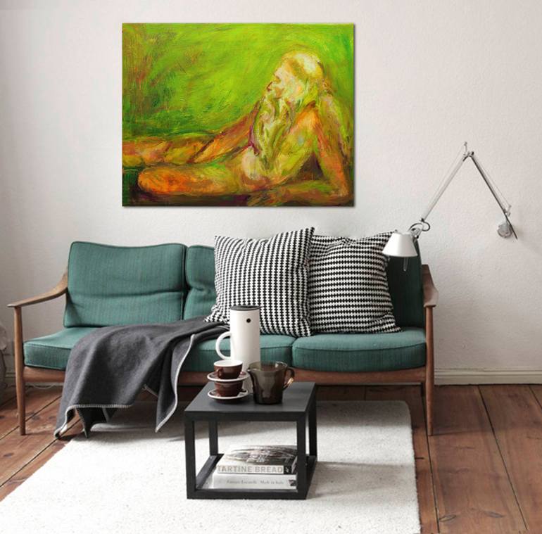 Original Figurative People Painting by Pamela Rys