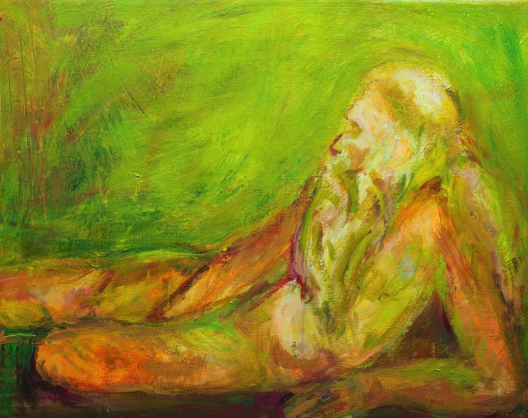 Original Figurative People Painting by Pamela Rys