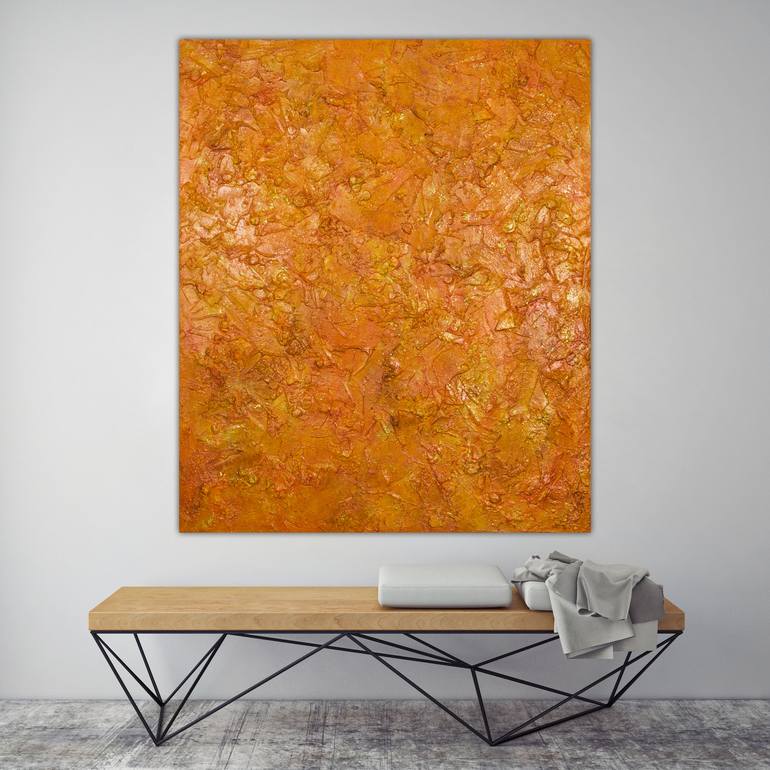 Original Abstract Outer Space Painting by Pamela Rys