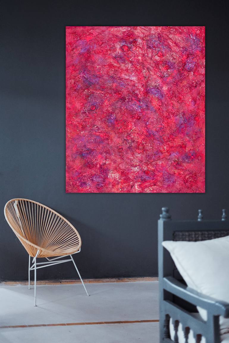 Original Outer Space Painting by Pamela Rys