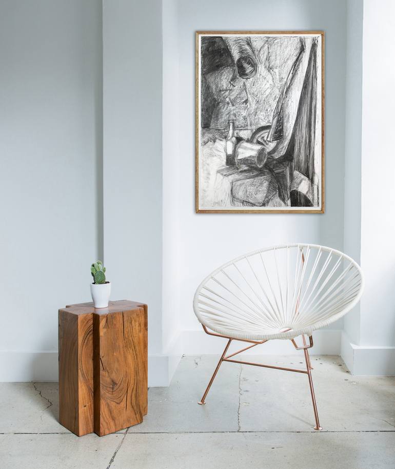 Original Still Life Drawing by Pamela Rys