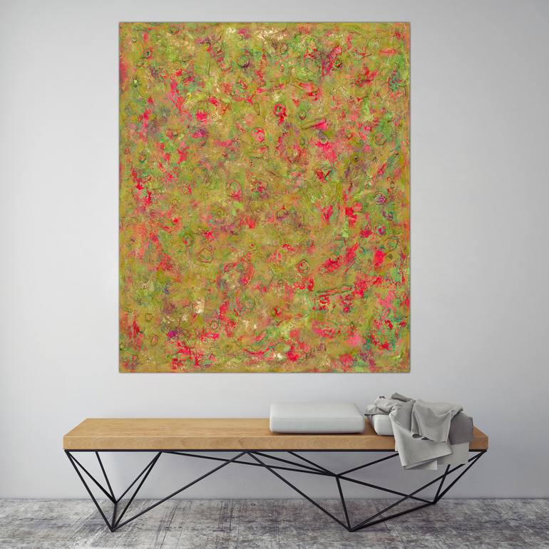 Original Abstract Expressionism Abstract Painting by Pamela Rys