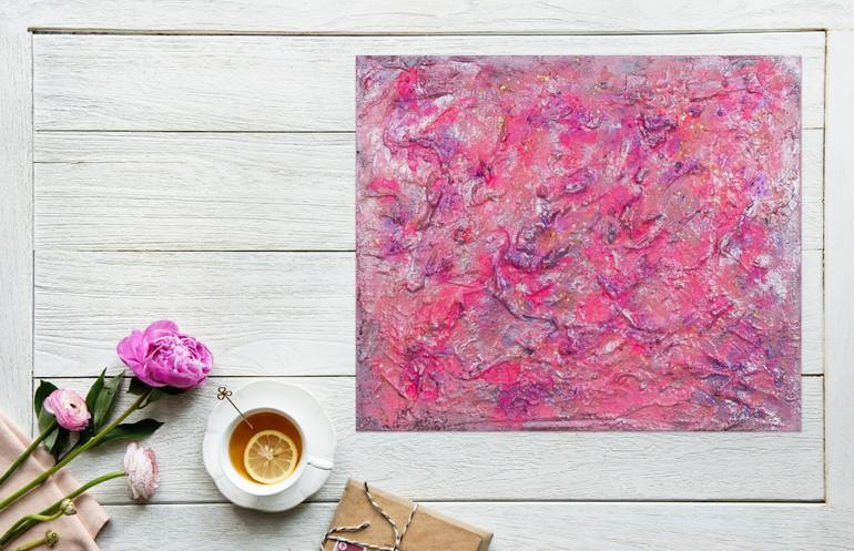 Original Abstract Expressionism Abstract Painting by Pamela Rys