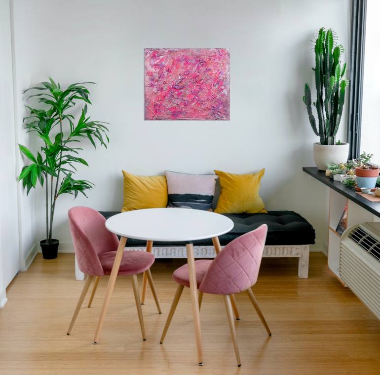 Original Abstract Expressionism Abstract Painting by Pamela Rys