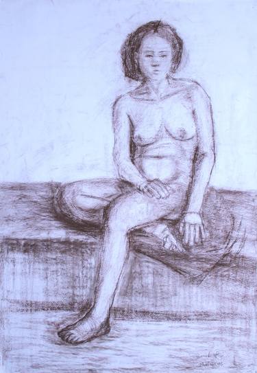Original Figurative Nude Drawings by Pamela Rys