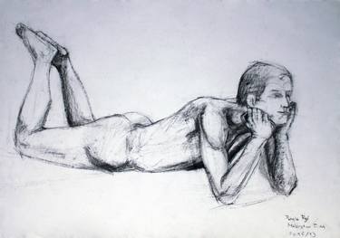 Original Nude Drawings by Pamela Rys