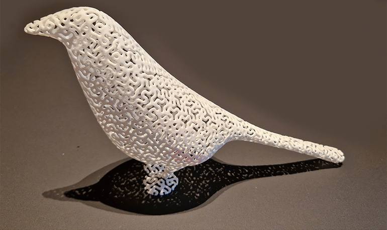 Original Abstract Animal Sculpture by Claudio Javier Feldman Pincas