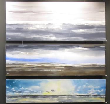 Print of Expressionism Seascape Paintings by Claudio Javier Feldman Pincas