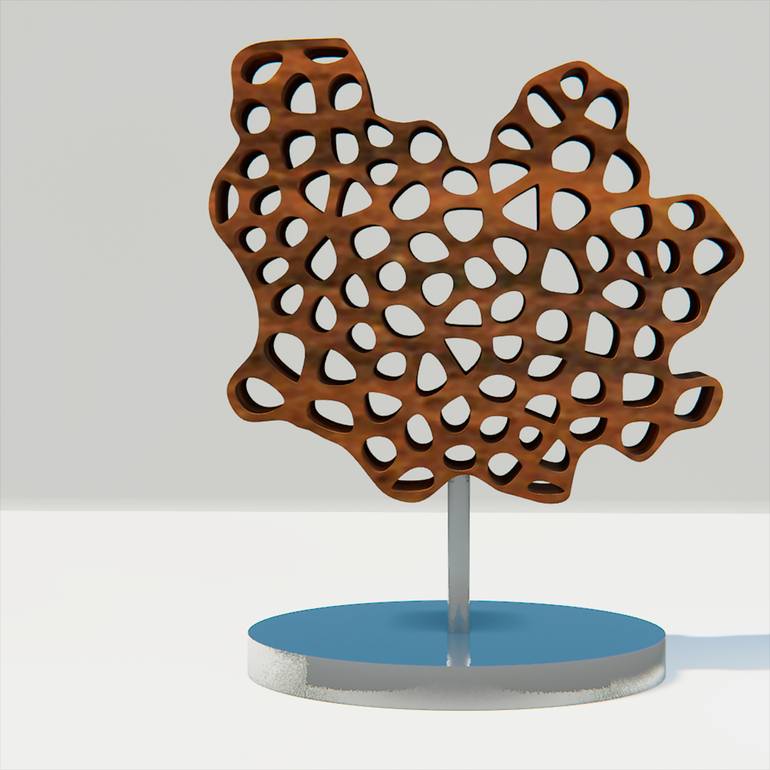 Original Abstract Sculpture by Claudio Javier Feldman Pincas