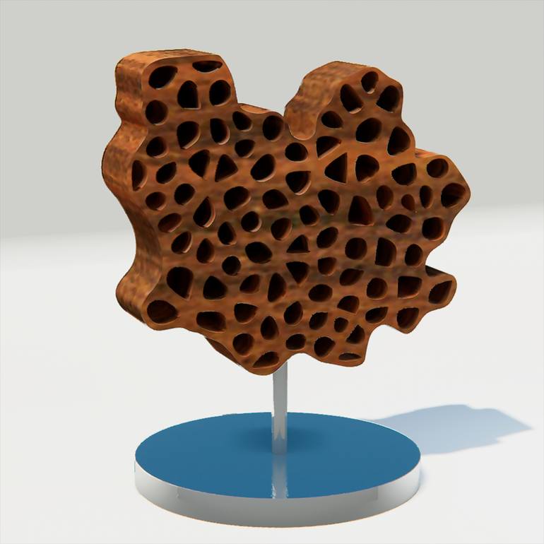 Original Abstract Sculpture by Claudio Javier Feldman Pincas