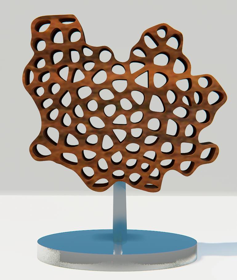 Original Abstract Sculpture by Claudio Javier Feldman Pincas