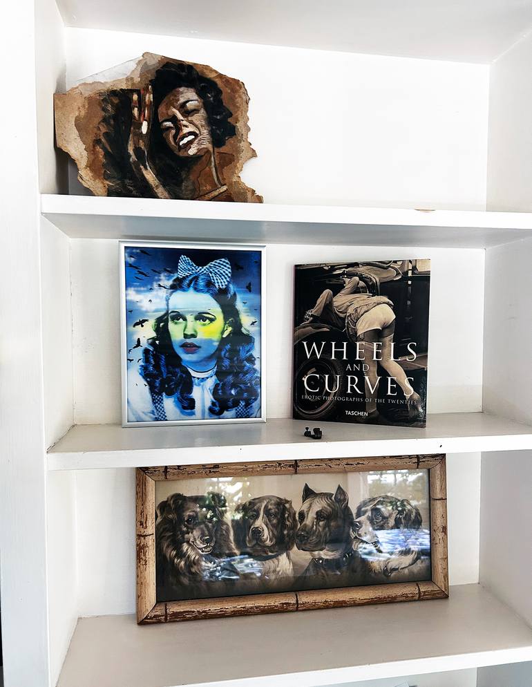 Original Contemporary Pop Culture/Celebrity Mixed Media by Reisig And Taylor