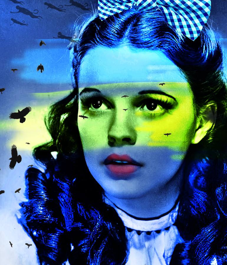 Original Contemporary Pop Culture/Celebrity Mixed Media by Reisig And Taylor