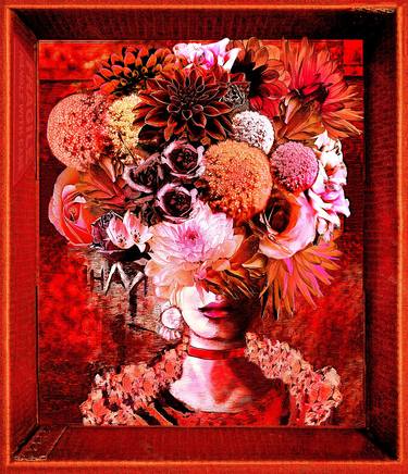 Original Contemporary Floral Mixed Media by REISIG AND TAYLOR