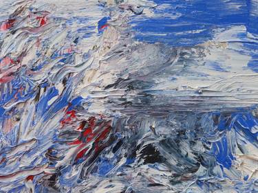 Original Abstract Expressionism Seascape Paintings by Mael Matthews